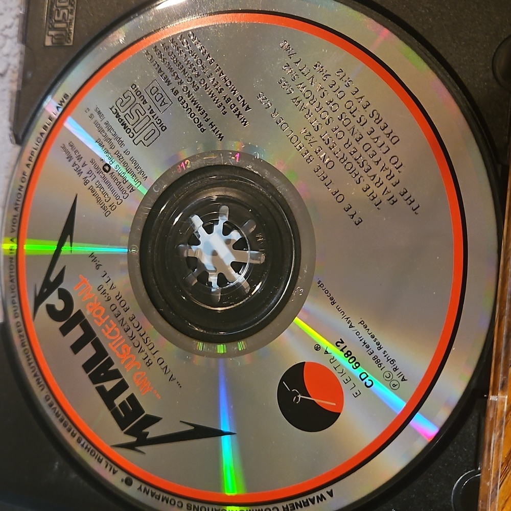 🌟3/$25🌟 Metallica ...And Justice for All CD - Picture 4 of 5